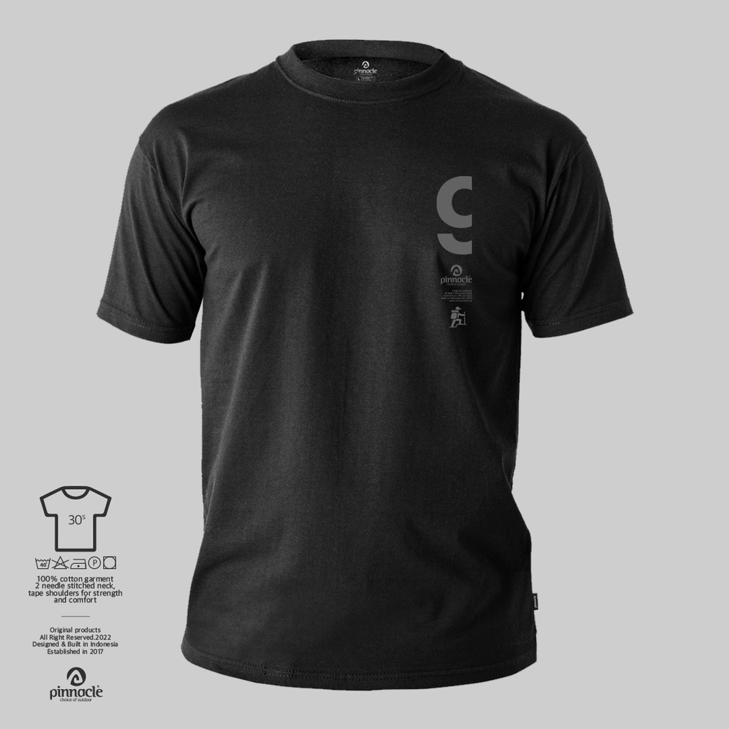 เสื้อยืด Pinnacle Pro Official 9th Nine Graphic - สีดํา
