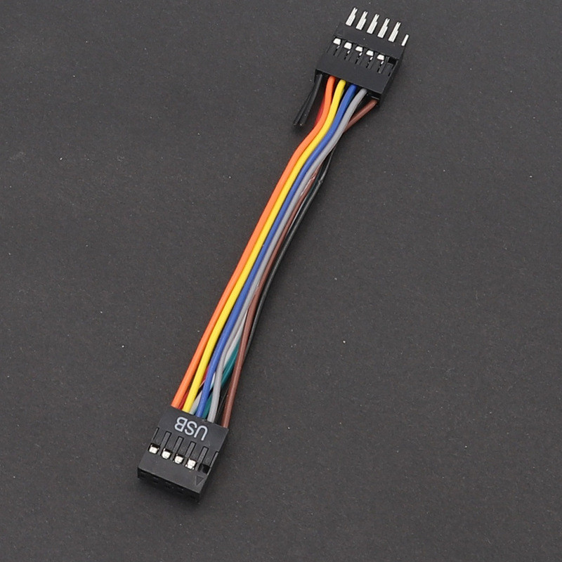 Link-Want 11-Pin to 9-Hole USB Adapter Cable เมนบอร์ด ATX และ Link--Want to Match Chassis
