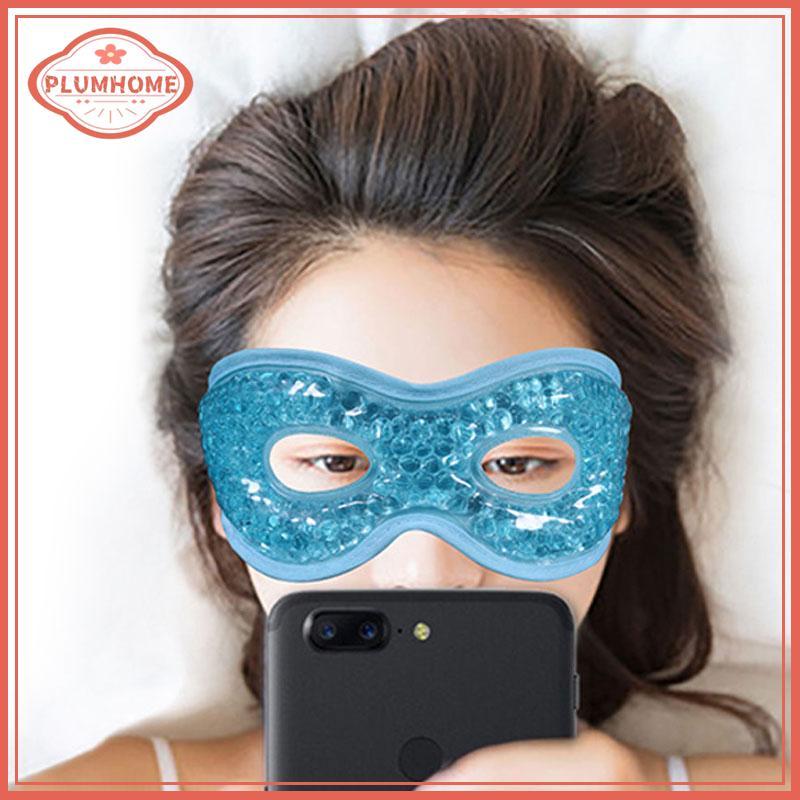 PLUMHOME Eye Mask Gel Cooling Eye Sleep Mask Ice Coldpress Puffy Eyes Dry Eyes Beauty (vn)