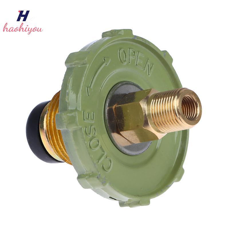 <haohiyou> LPG Tank Converter Head ทนทานเตาแก๊สเชื่อมต่อปฏิบัติโลหะผสมสังกะสี LPG Tank Adapter อุปกร