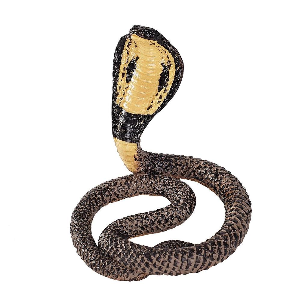 โมโจ 387126 Wildlife Animal Model King Cobra Mini Figure Toy