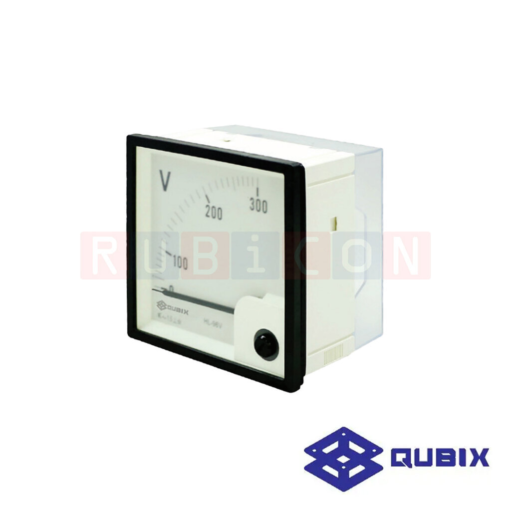 QUBIX HL-96V HL-96V CLASS1.5 LN/LL พาลามิเตอร์แบบอนาล็อก มิเตอร์วัดกระแส มิเตอร์วัดแรงดัน แบบกันน้ำ 