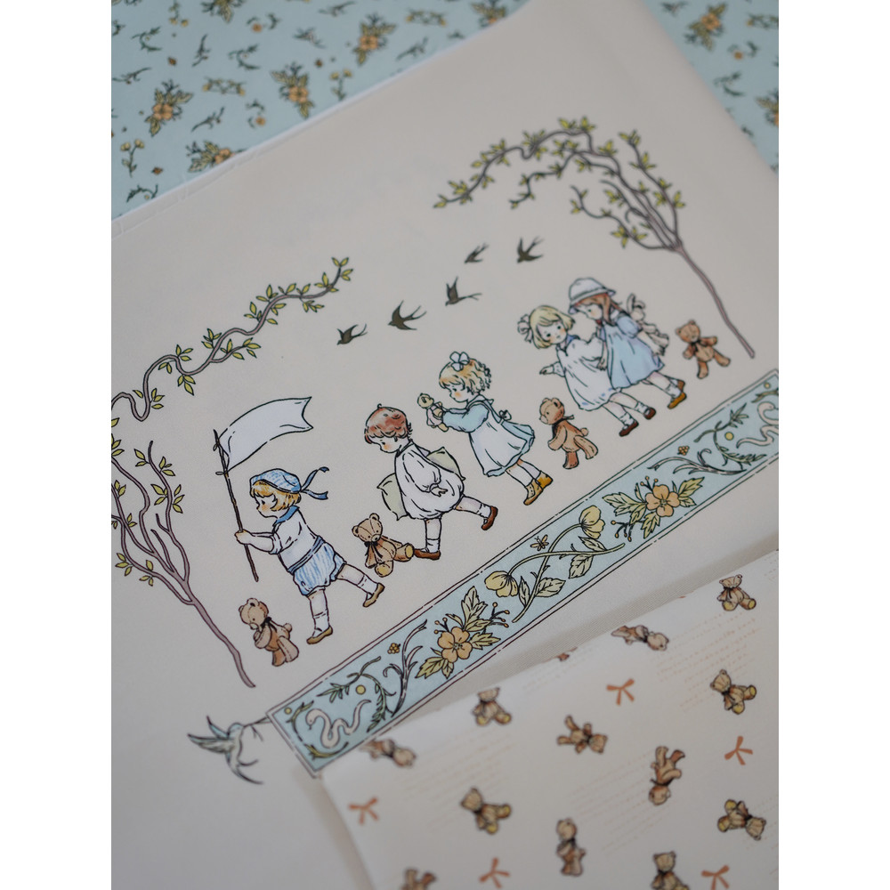 ลิขสิทธิ์เฉพาะของ Ma Daha Tick Di Vintage Cotton 8A Fine Canvas Thicken Handmade Diy Fabric Bag Pet