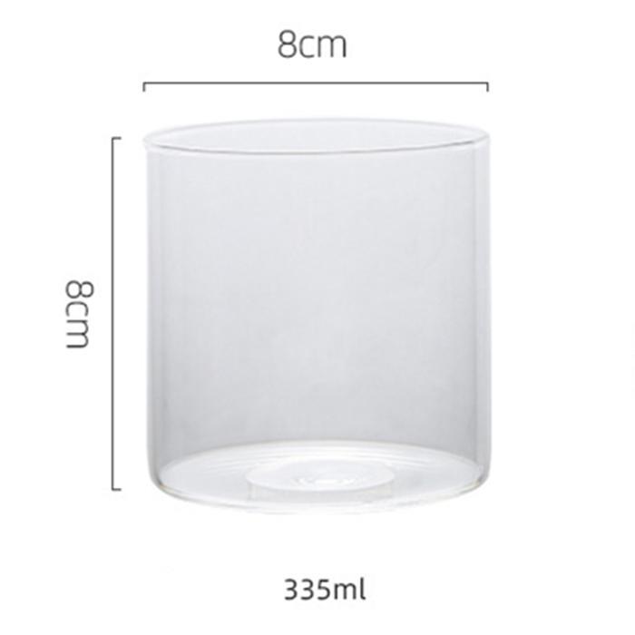 ขนมพุดดิ้งโยเกิร์ตค็อกเทลแก้วทนความร้อน 335ml - T-350 - โปร่งใส - 335ml by Fusion part