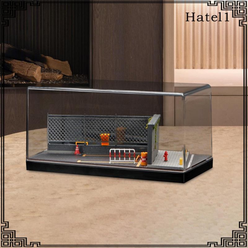[Hatel] 1/64 Scale Car Model Display Case Container Scenery Show Case Home Decor
