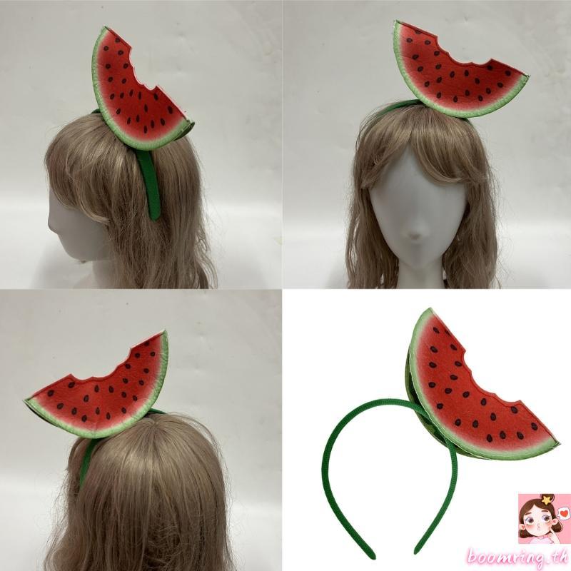 Boom Tropical Fruit Watermelon Headband อุปกรณ์เสริมสําหรับกิจกรรมฤดูร้อนและเต้นรําแสดง