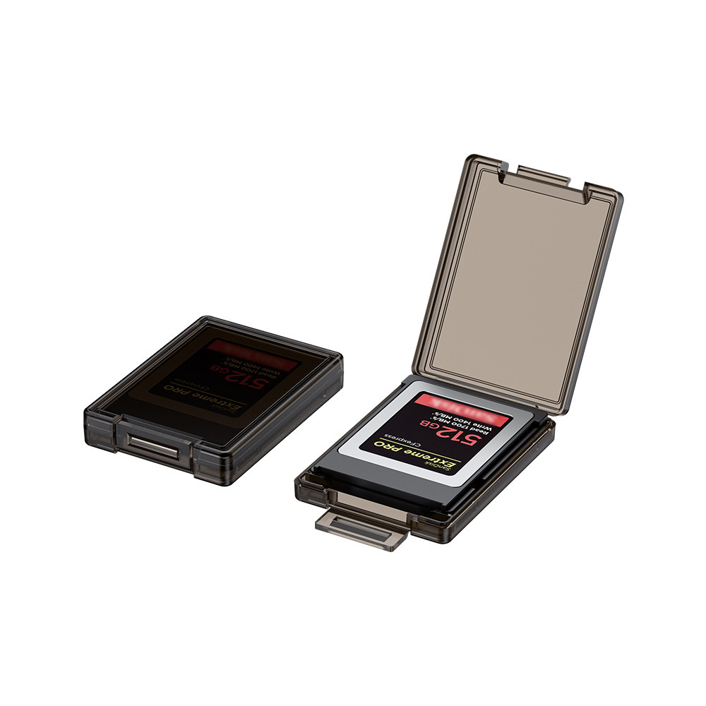 Memory Card Case Holder for  /12 PCS CFexpress Type-B / XQD cards Anti-Shock Clear Plastic Card Orga