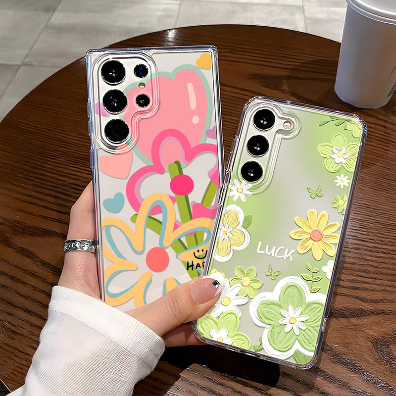 เคส ใส โทรศัพท์มือถือ For Samsung A07 A17 A36 A56 A55 A16 A37 A57 S26 S25 Ultra S24 FE A06 A05S A35 A15 A14 A73 A23 A24