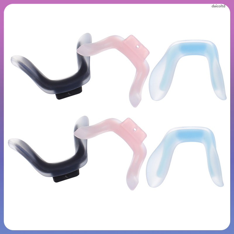 6 ชิ้น Non- Nose Pads สําหรับแว่นตาซิลิโคนแว่นตา daicoltd