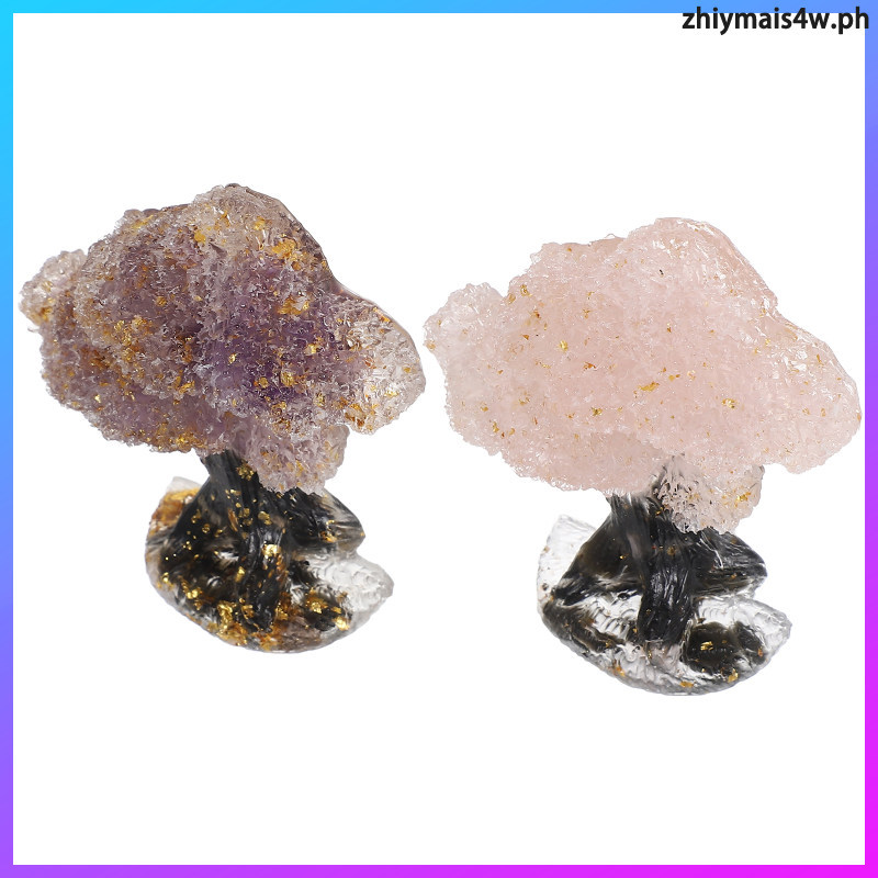 ฤดูใบไม้ร่วง Maple ต้นไม้ประดิษฐ์คริสตัลเดสก์ท็อปเครื่องประดับตกแต่งสําหรับ Home zhiymais4w