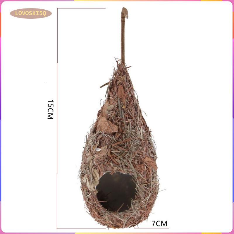 [lovoski5q] 1 ชิ้น Braided Bird House รังนก Nesting room Garden 8 ประเภทสําหรับ Cockatiel