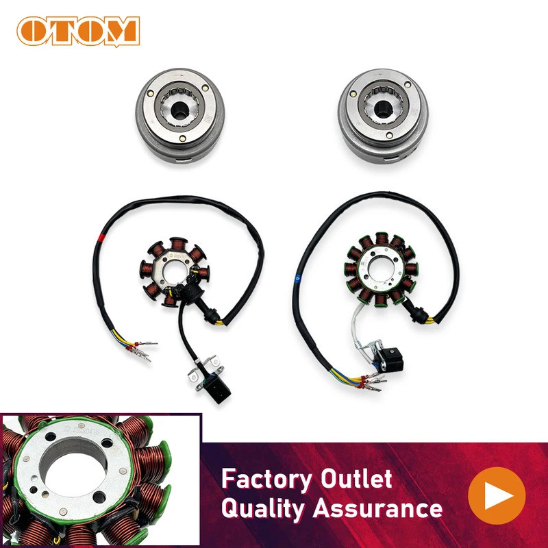 TO OTOM Motorcycle Stator Coil​ Magnetic Cylinder Engine Parts For ZONGSHEN ZS174MN-3 CBS300 ZS174MN
