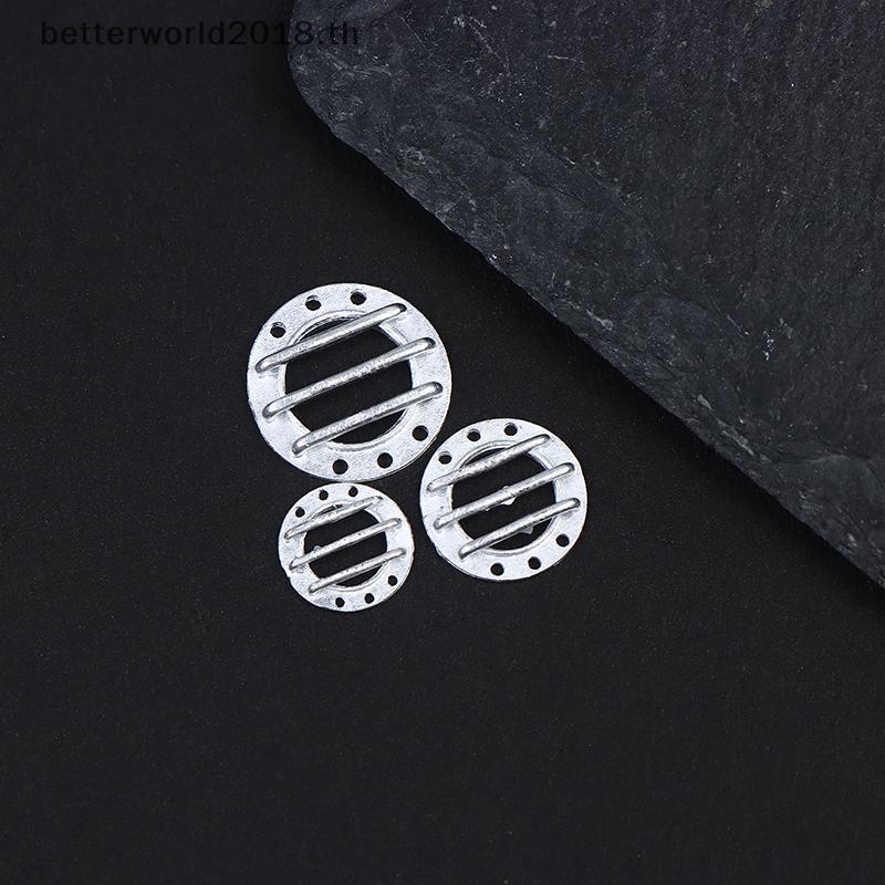 [bet] 12PCS ตะแกรงกลมขนาดเล็ก Porthole ด้านนอก Dia 12 มม./11 มม./8 มม. เจาะรูโลหะผสมละเอียดสําหรับ M