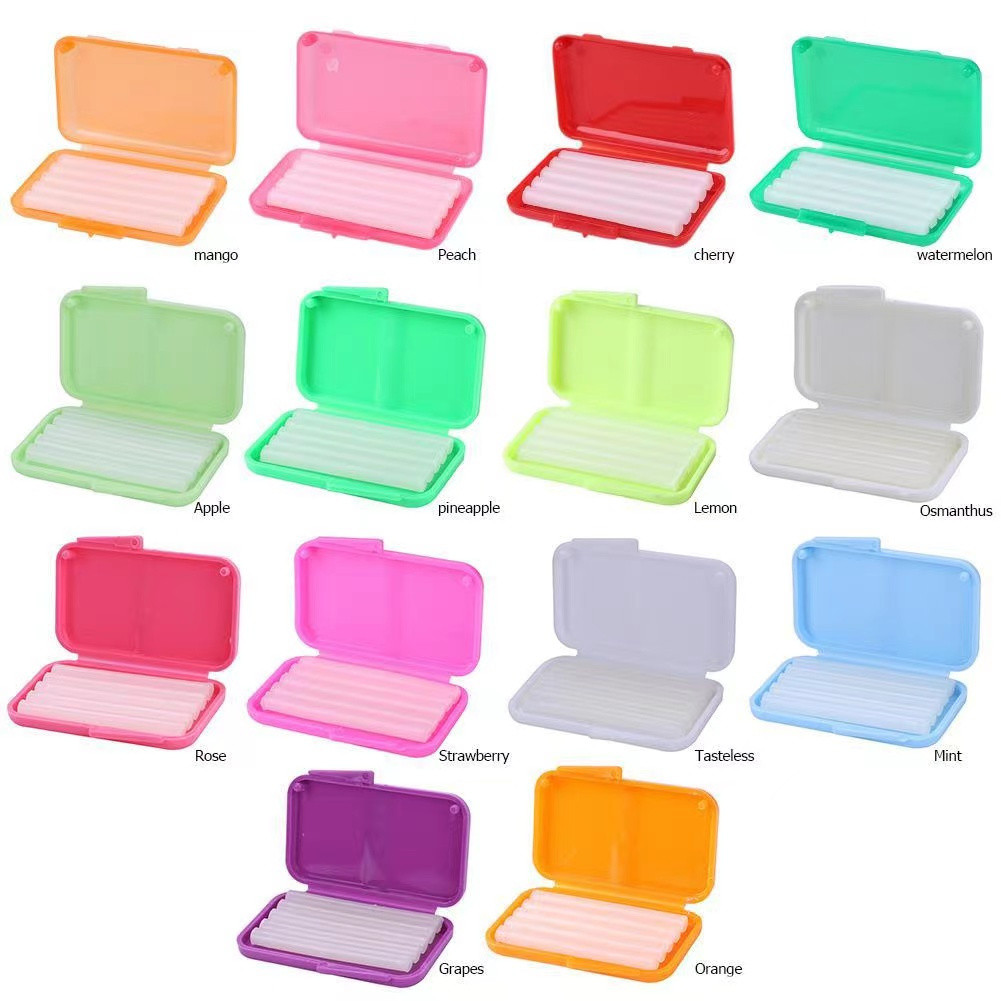 คุณภาพสูง 10 ชิ้น Ortho Wax สําหรับ Braces Dental Wax สําหรับ Anti Singaw พร้อมกลิ่นผลไม้