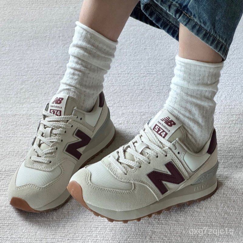 (ของแท้100%) New Balance 574 WL574RCF รองเท้ากีฬา แฟชั่น สำหรับผู้ชาย ผู้หญิง