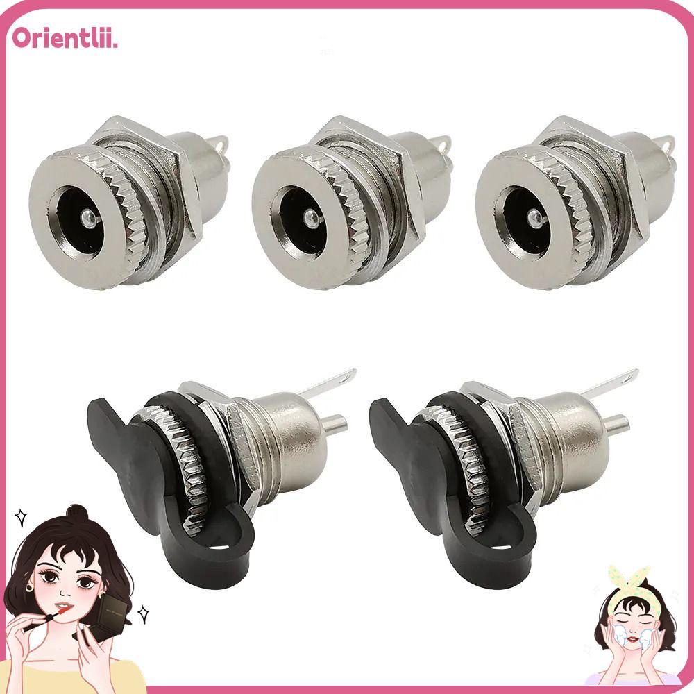 ORIENTTK DC Power หญิงซ็อกเก็ตแจ็ค,โลหะคุณภาพสูง DC Jack Adapter, DC Power Jack Socket ทนทาน DC-099 