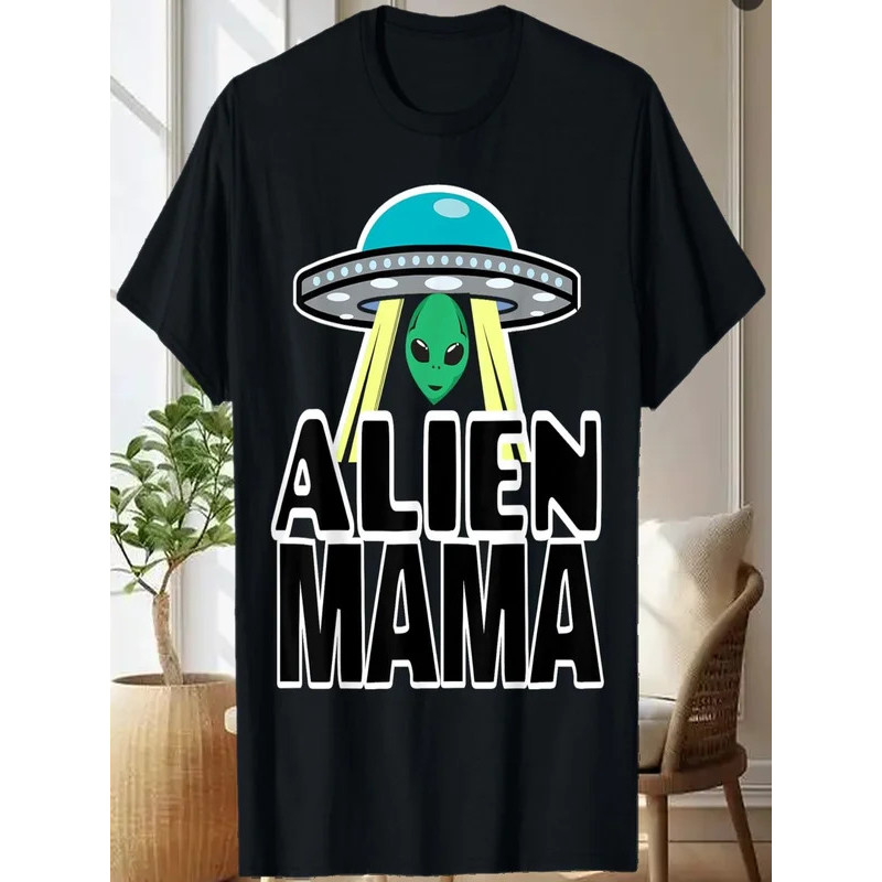 Mama Shirts Funny Alien Mama Shirts For Mom Alien Mama Shirt T-Shirt