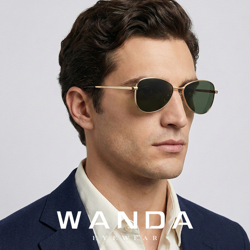 metal sunglasses S15110New men's best-selling outdoor polarized sunglasses