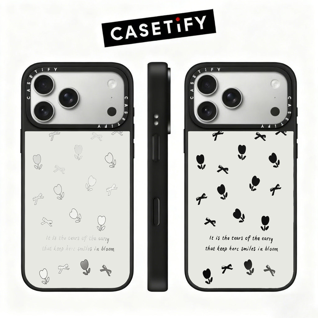 Hollow out Tulip Cartoon Trend Brand Case Mirror Magnetic Case Phone Case CH274