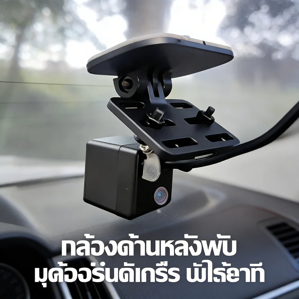 ติดตั้งง่ายวงเล็บคงที่ตำแหน่งรูสากลติดวงเล็บกล้องสำรองหน้าต่างหลังยานพาหนะDash Cam