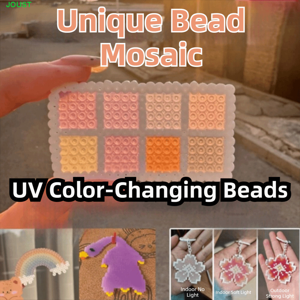 การแข่งขัน สีเปลี่ยนฟิวส์ลูกปัดชุด,5/8สี2.6มม.ลูกปัด เปอร์เลอร์,ของเล่นสร้างสรรค์อุณหภูมิเปลี่ยนแสงเปลี่ยนทําเองหัตถกรรมฮาม่าลูกปัดของขวัญ