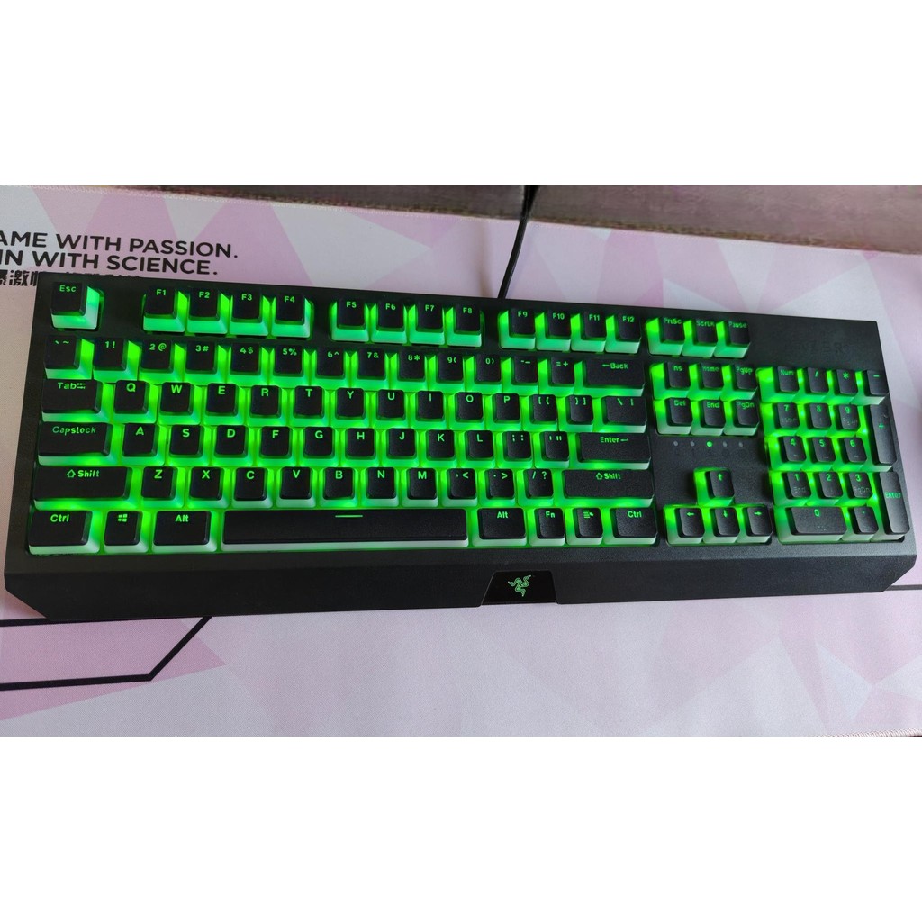 keycap ไทย keycap Razer Razer Black Widow Spider Standard Magic Color Dedicated Pudding Double Skin 