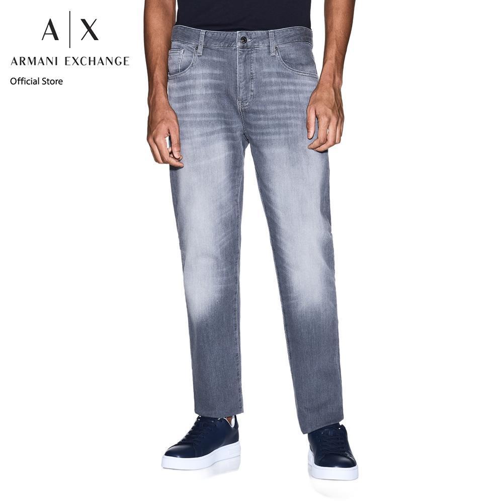 Armani Exchange กางเกงยีนส์ รุ่น XM000049-AF14369-M8013-สีเทา