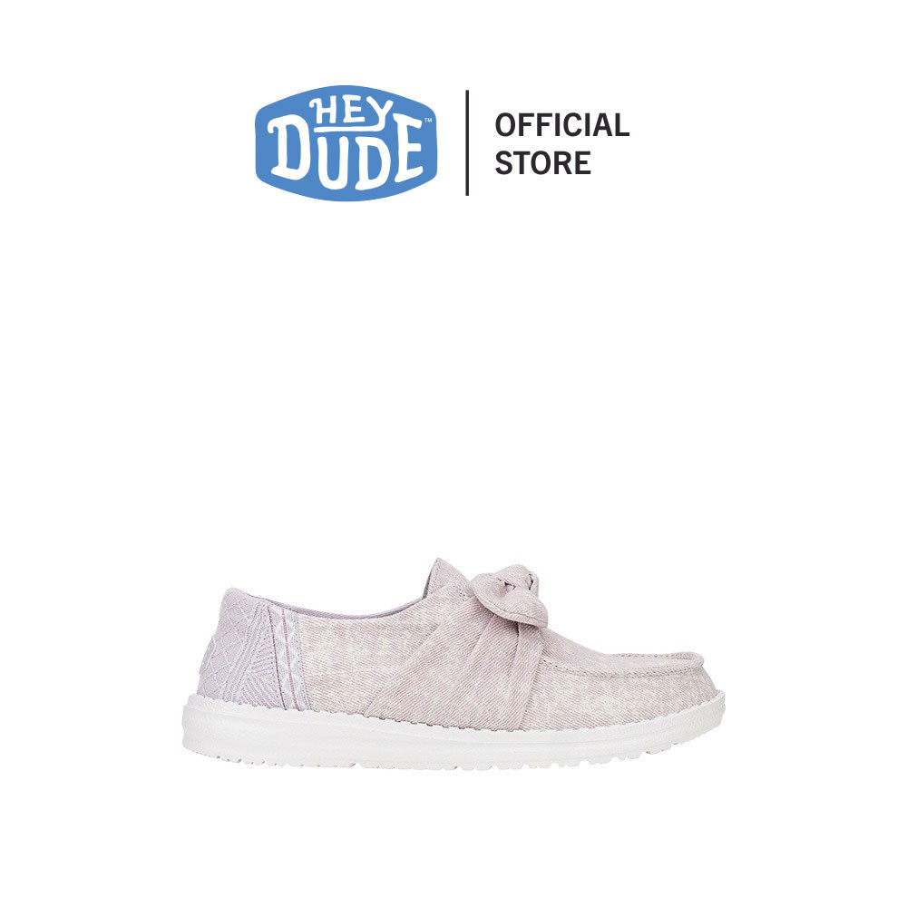 HEYDUDE รองเท้าลำลองผู้หญิง WENDY BOW SURF WASH รุ่น HD 43683-535 - LILAC