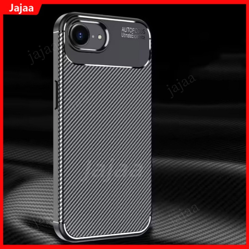 เคสโทรศัพท์คาร์บอนไฟเบอร์บางเฉียบสําหรับ Apple iPhone 17e 2026 16e SE 2025 SE4 ฝาครอบกันกระแทกสําหรั