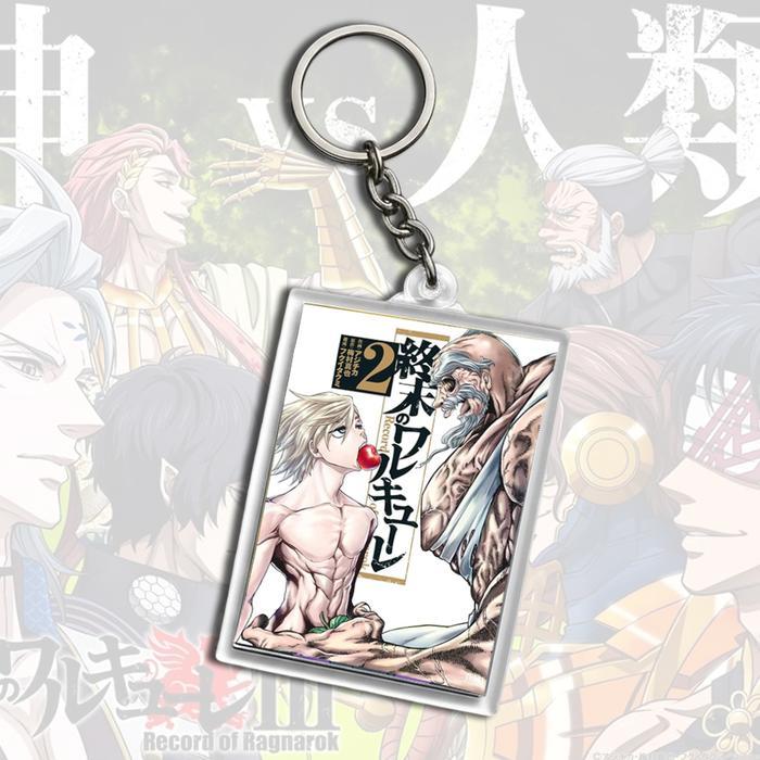 Gantungan Kunci อะนิเมะซีรีส์บันทึก Ragnarok Simo Hayha Qin Shi huang Untuk Gantungan Tas Kunci
