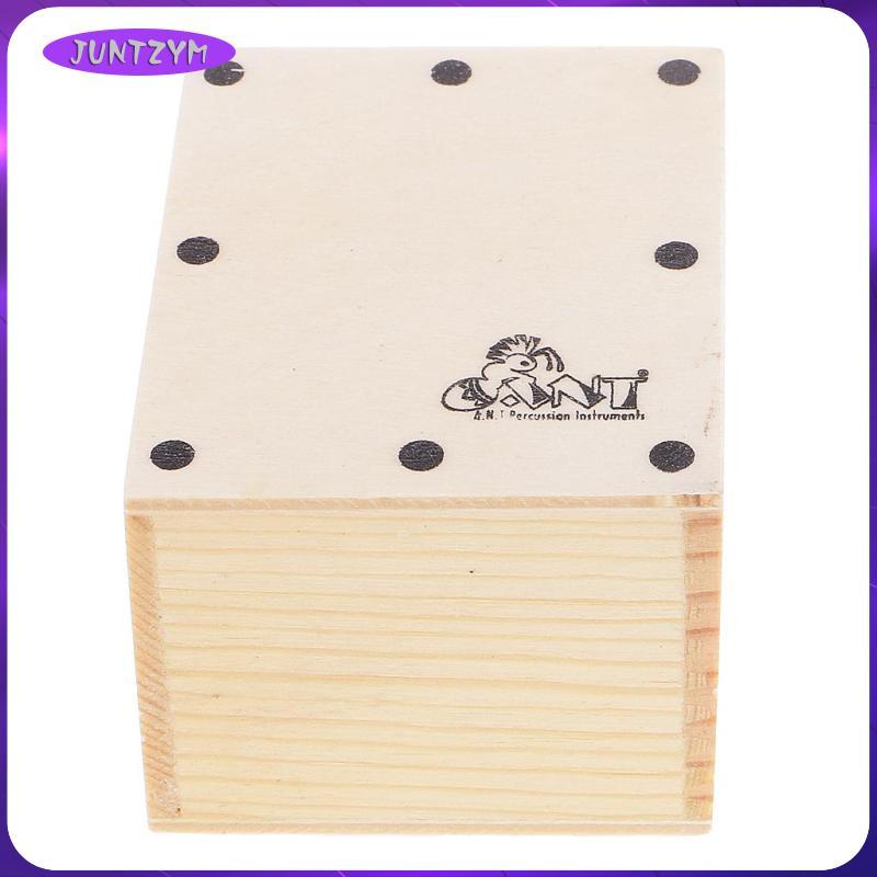 [juntzym] เครื่องปั่นทรายมือถือ Cajon ขนาดเล็ก เครื่องเพอร์คัชชันขนาดเล็ก 6.5 x 5.2 x 4.3 ซม.