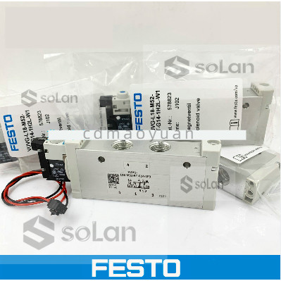 VUVG-L18-P53E-T-M52-MZT-RT-MT-G14-1P3-1H2L-W1-1R8L FESTO FESTO โซลินอยด์วาล์ว