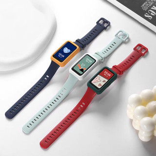 2 สี【สาย+เคส】สายนาฬิกา ซิลิโคนคุณภาพสูง สำหรับ Huawei Band 8 9 10 strap