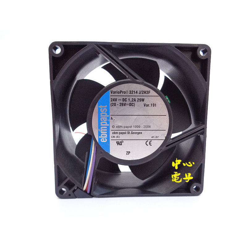 [Radiator] EBMPAPST 3214J/2H3F 9038 24V 1.2A 29W 9CM Inverter Dual Ball Fan