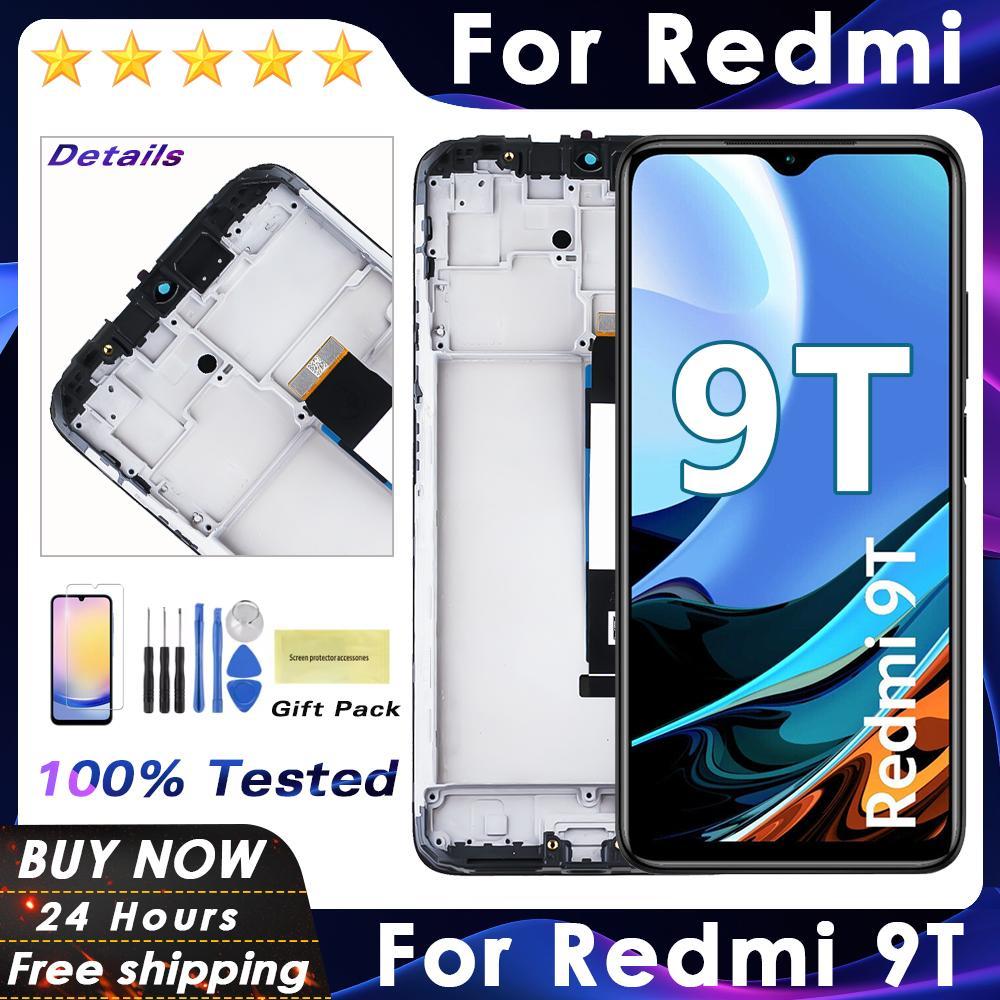 LCD สําหรับ 6.53 "IPS สําหรับ Xiaomi Poco M3 จอแสดงผล LCD Touch Screen Digitizer สําหรับ Redmi 9T จอ