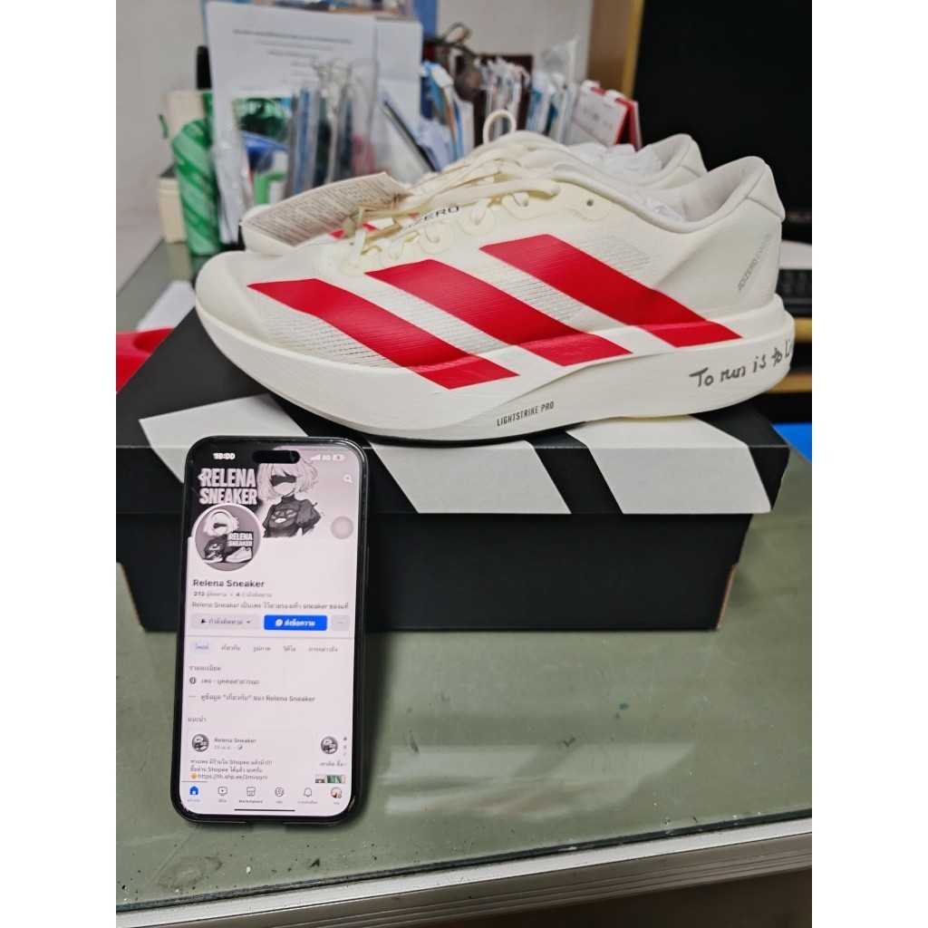 EVO SL White Red ❤️🤍 [พร้อมส่ง ในไทย]จัดส่งในวันเดียวกันจัดส่งในวันเดียวกัน