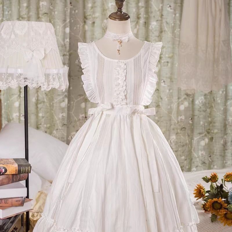 Lolita Overkirt lolita Four Seasons Flower Blouse Outer Bow All-Match Daily Chinese Ocean Eclic Chin