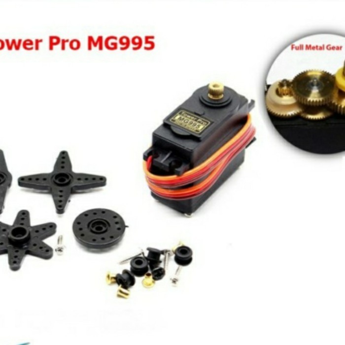 Tower Pro Motor Servo MG995 180 เกียร์โลหะเต็ม [Elca]