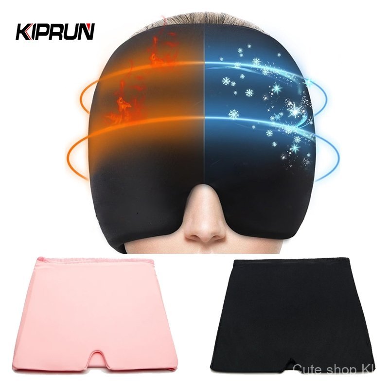 KIPRUN Gel Cold Headache Migraine Relief Cap Head Massager Antistress Head Massager Relax Massage Ma