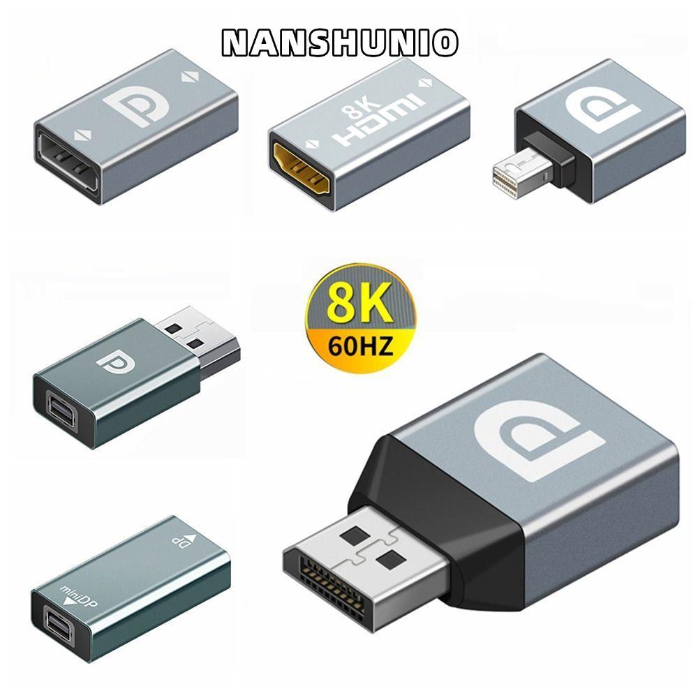 NANSHUNIO Converter Monitor Projector 8K 60Hz Female to Male Mini Display Port