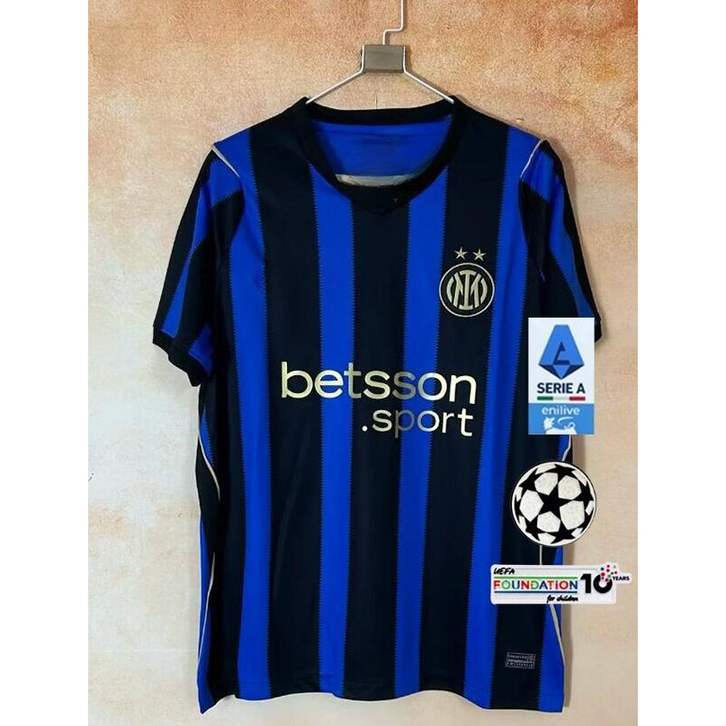 เสื้อทีมเหย้า Inter Milan ขนาด S-4XL สามารถปรับแต่งได้