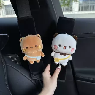 Car Safety Belt Shoulder Pad Cover Cute Four Seasons Universal High-Grade Soft Anti-Strangulation Neck qK9D