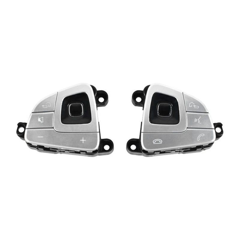 รถ Multi-Function พวงมาลัยปุ่มปุ่มควบคุมระดับเสียงสําหรับ BENZ E Class W213 W238 C238 16-18 LHD