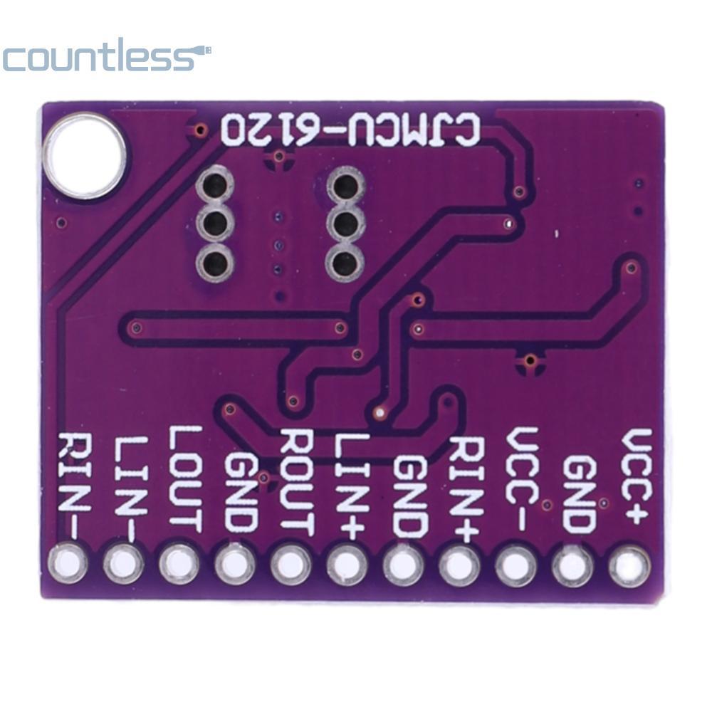 TPA6120 เครื่องขยายเสียงพลังงานต่ําโมดูลบอร์ด 128dB MCU-612 DIY โมดูลอิเล็กทรอนิกส์