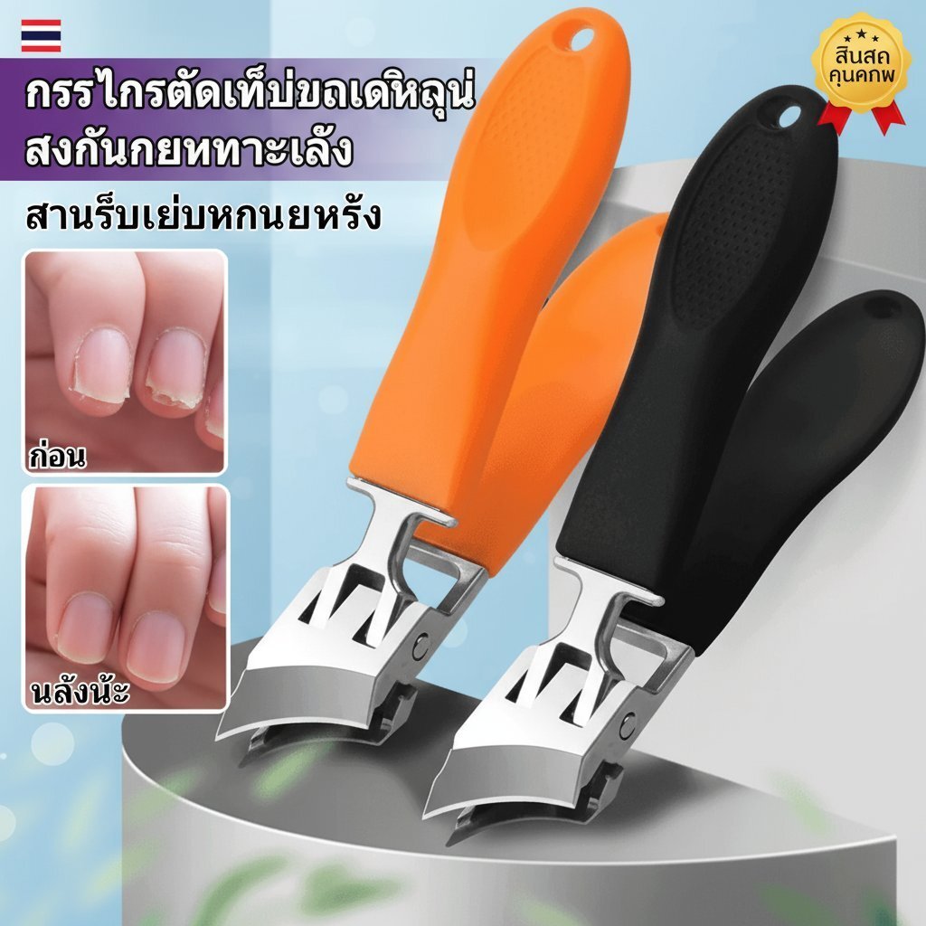 ✨ สินค้ามาแรง!/กรรไกรตัดเล็บแบบเอียง/กรรไกรตัดเล็บ/ที่ตัดเล็บ / กันกระเด็น/ตัดตรงกลา /ตัดแม่นยำ/สำหรับเล็บมือ เล็บเท้า/เหมาะสำหรับผู้สูงอายุ /ปลอดภัย ใช้งานง่าย/ด้ามจับสบายมือ