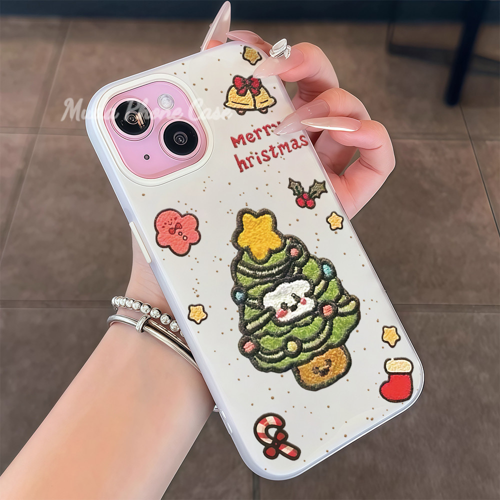 🎄Muda🎄คริสต์มาส เคสโทรศัพท์มือถือ เคสไอโฟนกันกระแทก สําหรับIPHONE 17promax 16pro 11 12 13 14 15PRO M