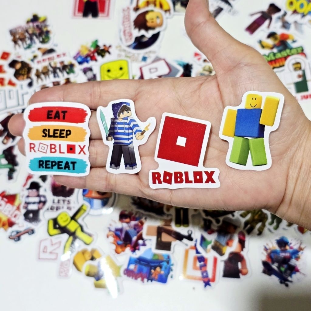 สติ๊กเกอร์ Roblox เกมส์ โรบล็อก ยอดฮิต ชิ้นเล็กๆ (แพ็ค 100 ชิ้น)