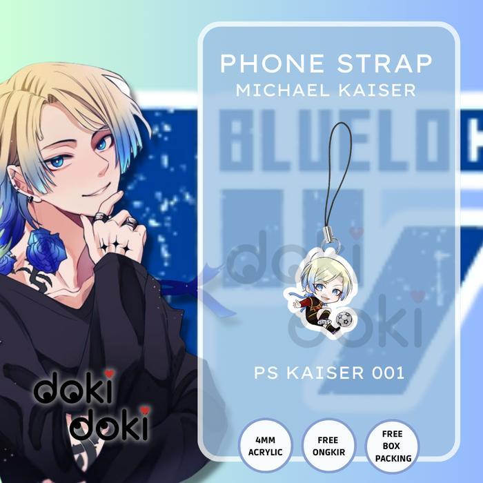 PHONE STRAP HP MICHAEL KAISER BLUE LOCK - PS KAISER 001