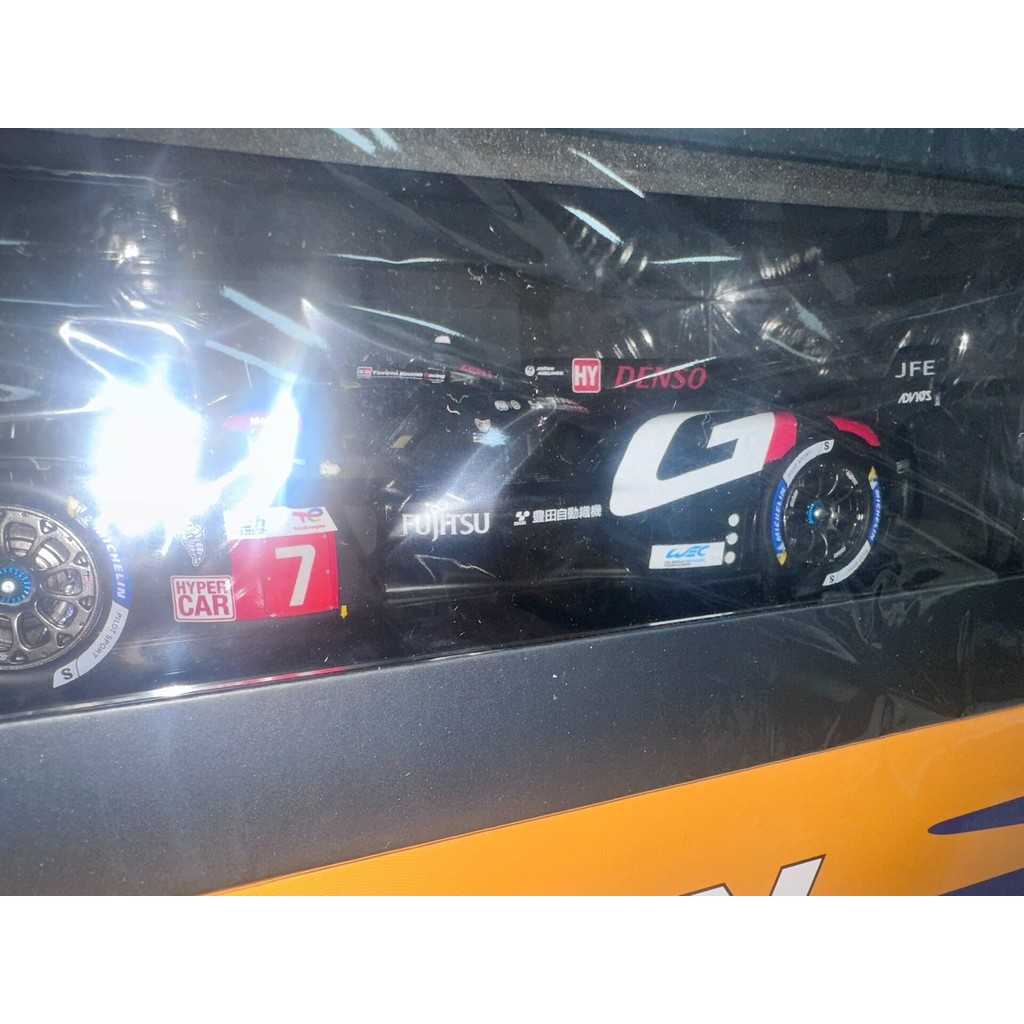 [สต๊อกพร้อม] [Spark 1: 18 IXO Toyota GR010 Hybrid #7第二名 2024 เครื่องประดับคอลเลกชันโมเดลรถแข่ง เลมาน