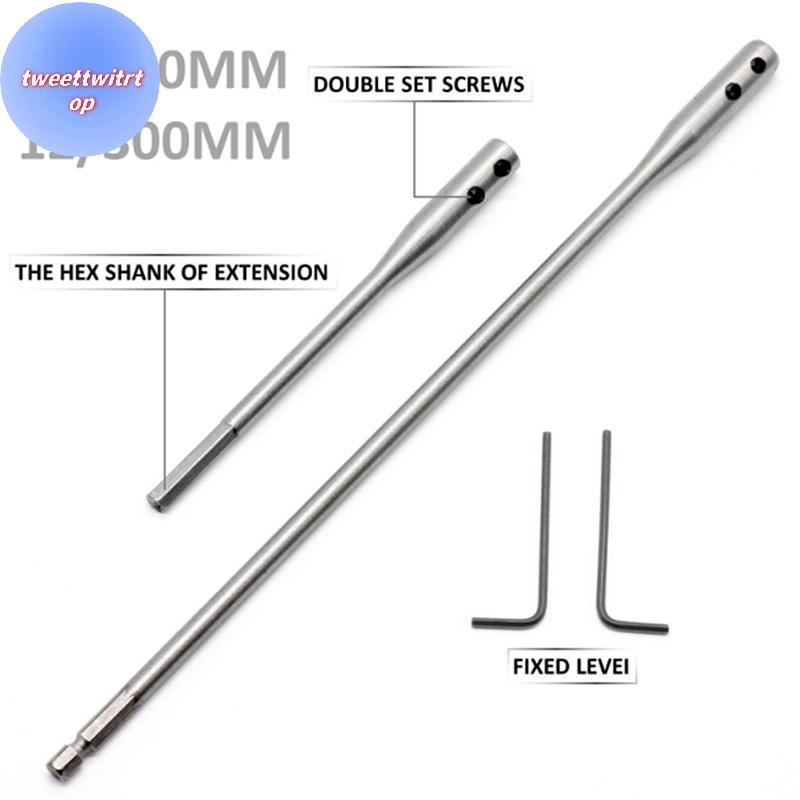DOUSUN EXTENSION Bar ชุด 6 "12" Hex Key เจาะ Bit Extension Bar Paddle Bits TH